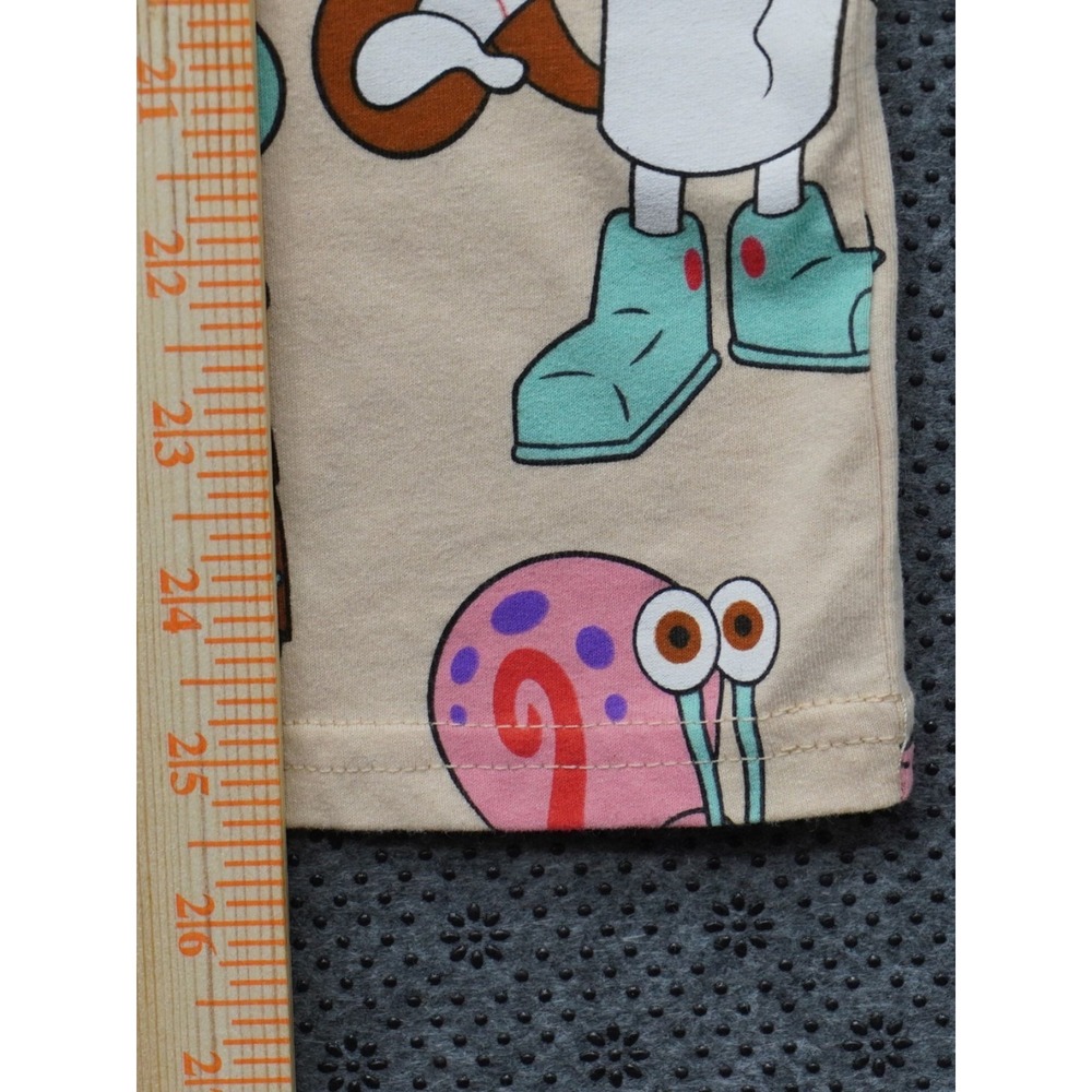SpongeBob Patrick Squidward Gary All Over Print Tee Nickelodeon Size Medium - Picture 3 of 5